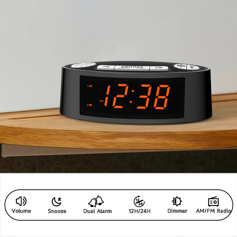 High Tech LED Clock Radio