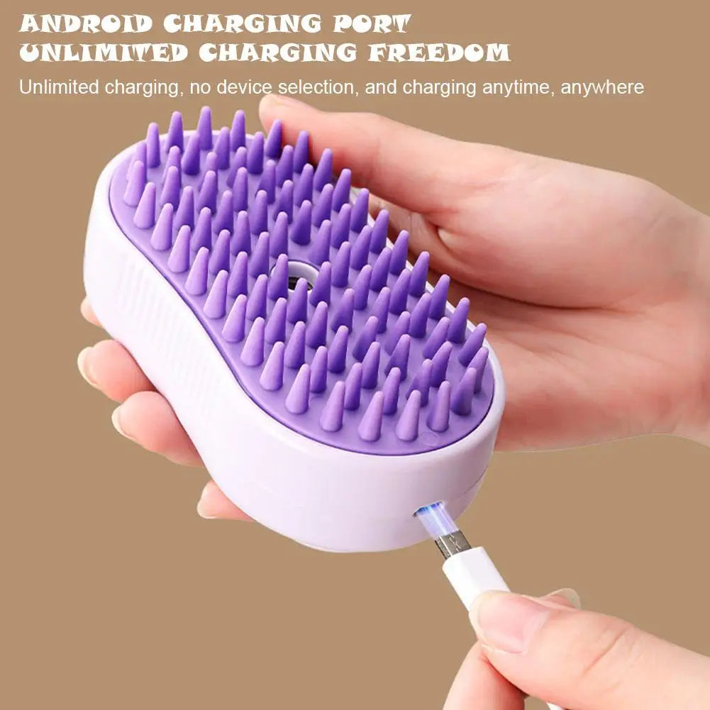 3 In 1 Multifunctional Pet Steam Brush