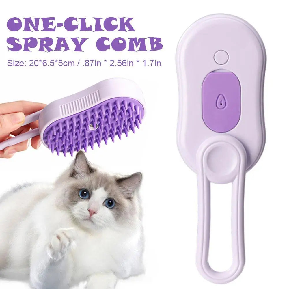 3 In 1 Multifunctional Pet Steam Brush