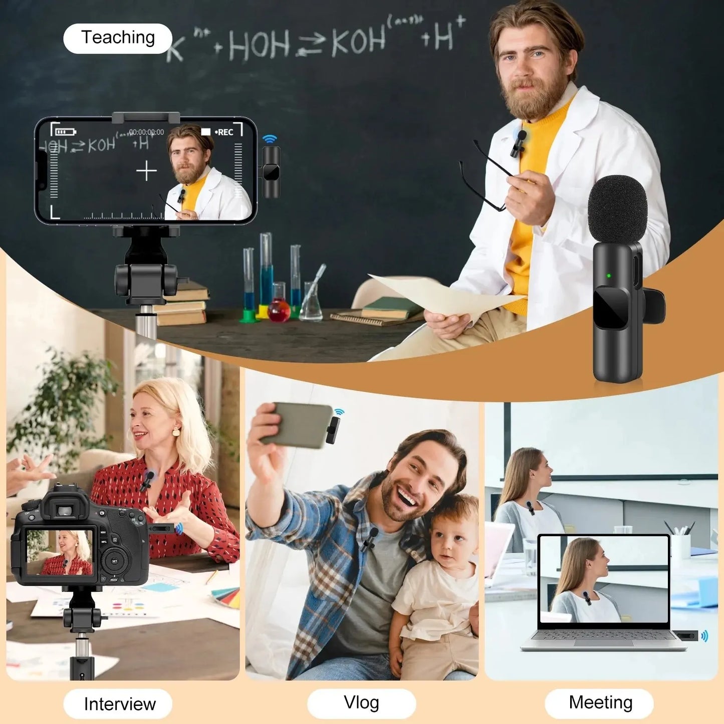 Bluetooth Wireless Microphone
