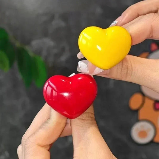 Colorful Heart-Shaped Toilet Presser